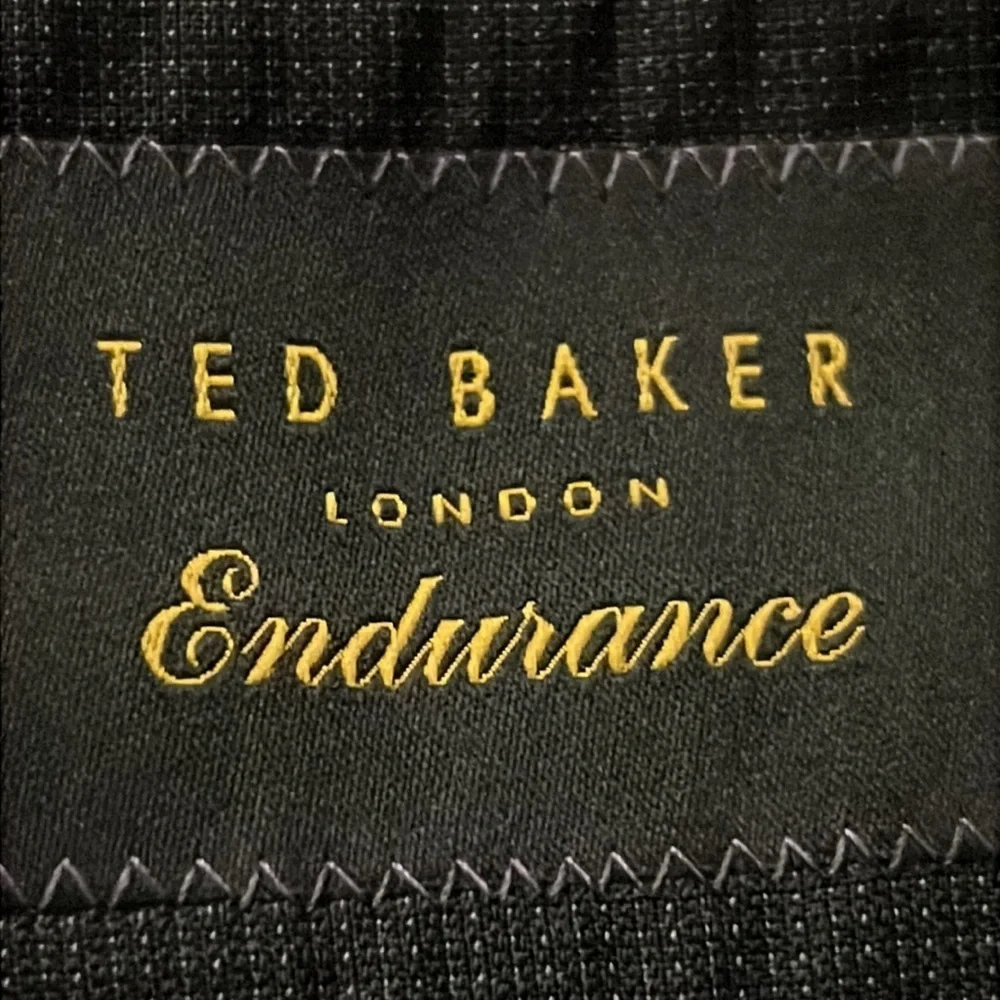 Ted Baker London Black Sport Coat with Notched Lapel Size 38